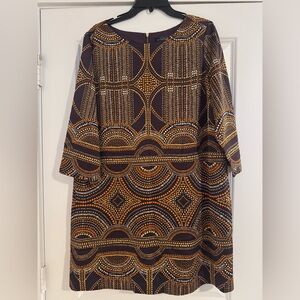 The Limited Geometric Patterned Dress